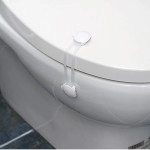 Multifunctional Toilet Lock White - Pack of 2