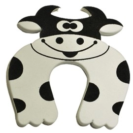 Finger Pinch Guard - Black & White Cow (Pack of 2) 