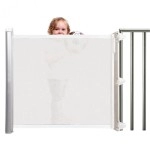 Retractable Safety Gate - White