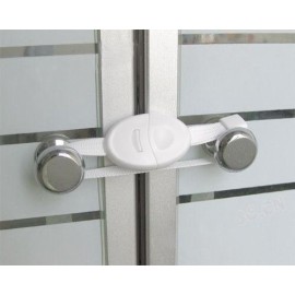 Cabinet Lock - White (2 door) 