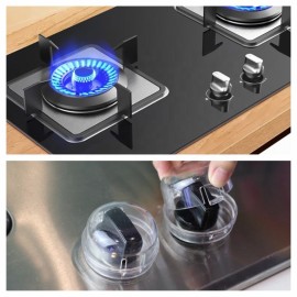 Oven Knob Covers - Transparent (Pack of 2)